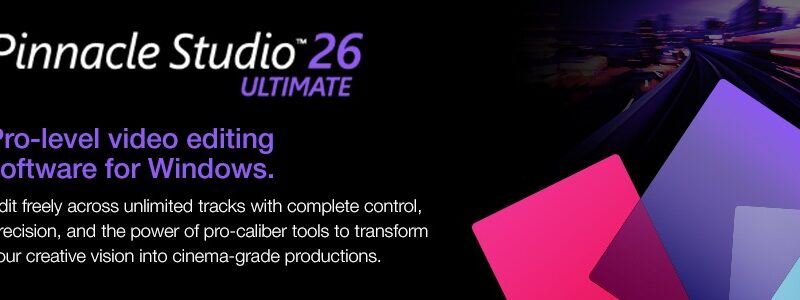 Pro-Level Video Editing Software – Pinnacle Studio 26