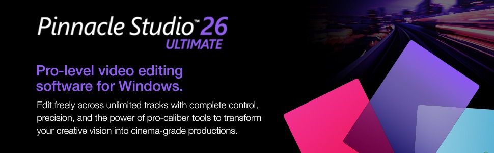 Pro-Level Video Editing Software – Pinnacle Studio 26